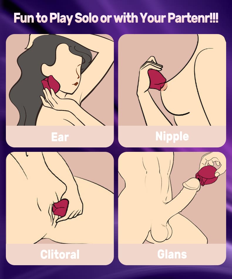 Seekheart Suction Oral Sex Rose Toy Clitoral Stimulator