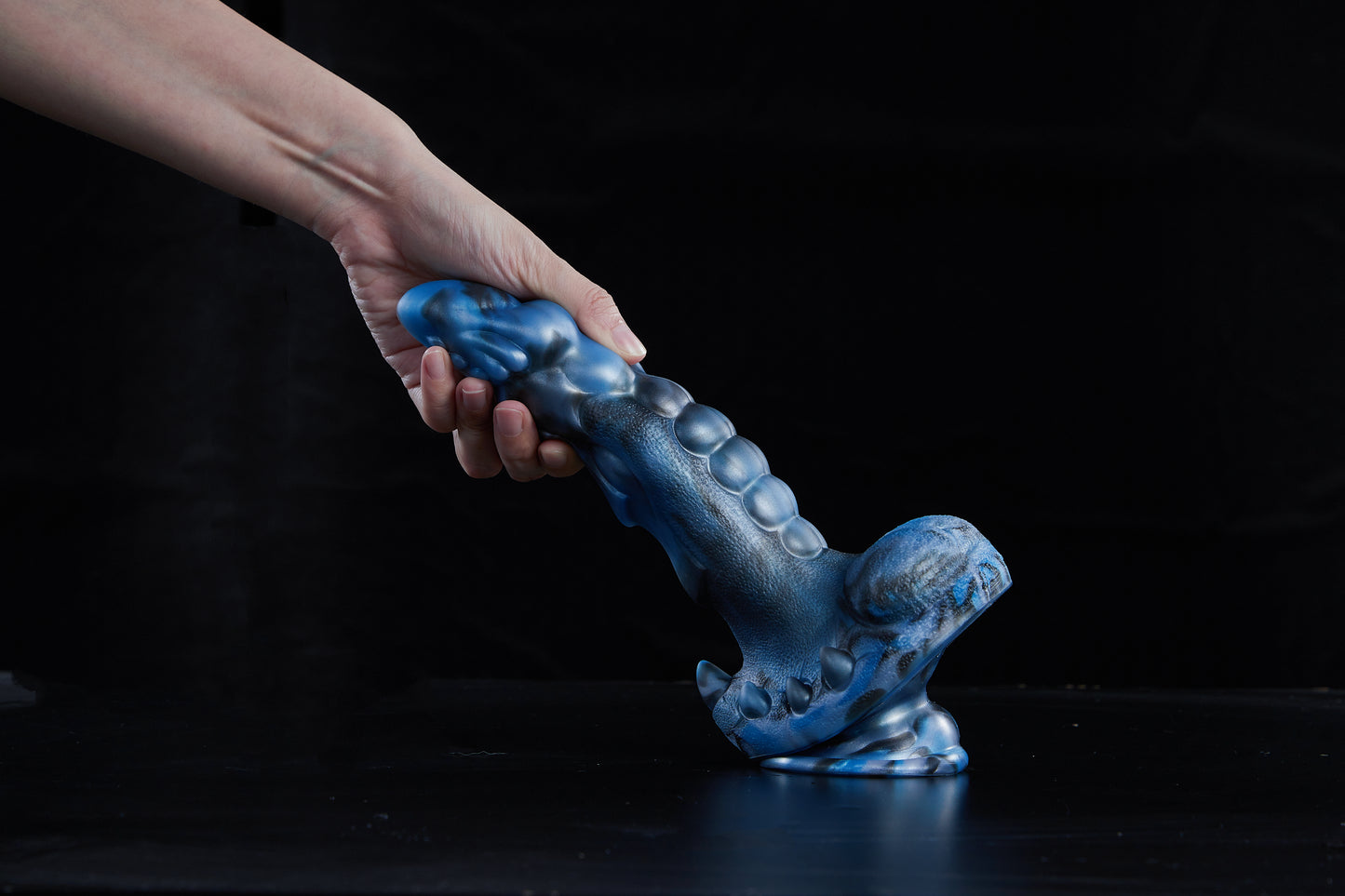 Ice-Dragon Thrusting& Vibrating& Swing& Heating Huge Dildo 9.5 Inch