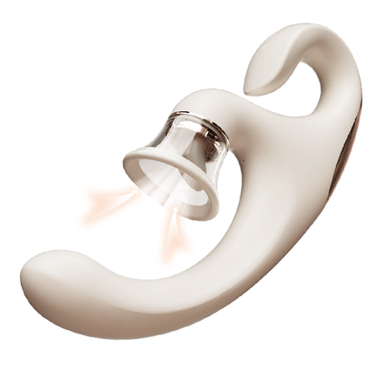 Clitoral Arousal Tongue Licking Suction Vibration Triple Stimulation Massager