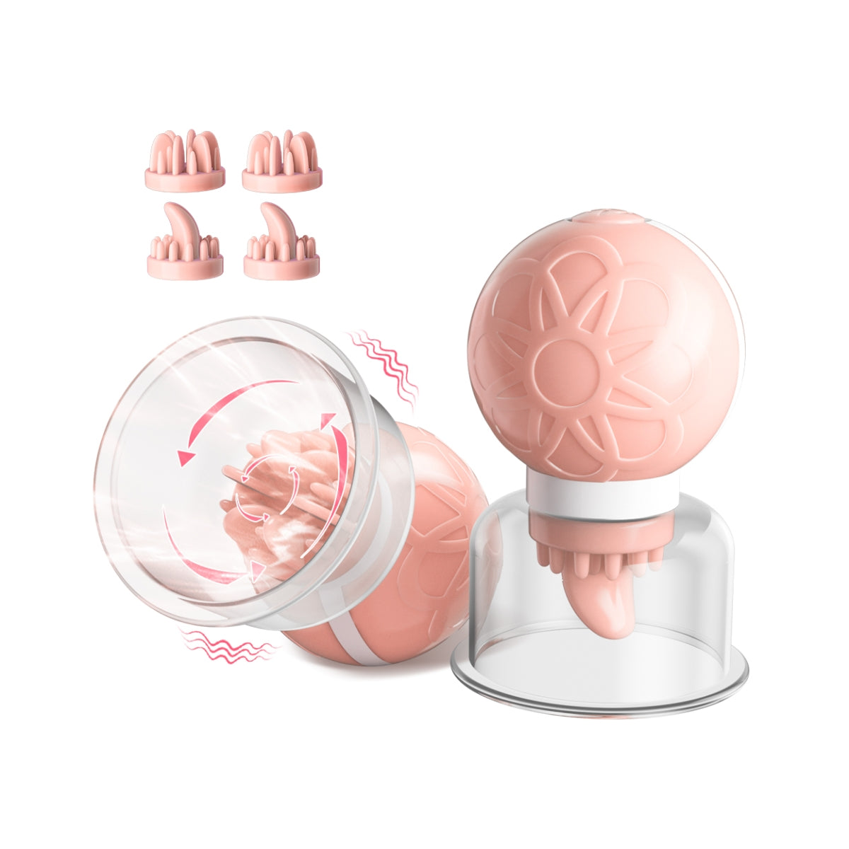 Seekheart Breast Stimulator and Rabbit Vibrator Set (Save $15.39)