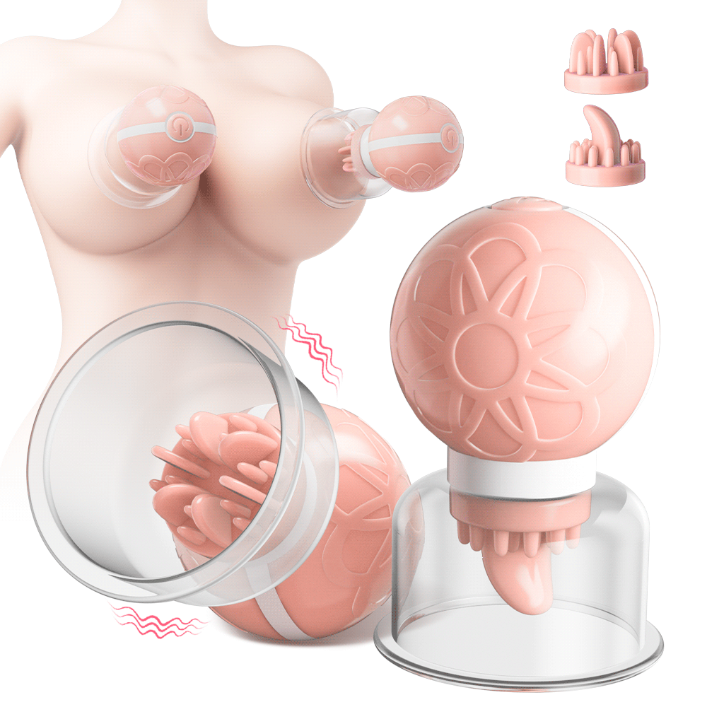 Seekheart Breast Stimulator and Rabbit Vibrator Set (Save $15.39)