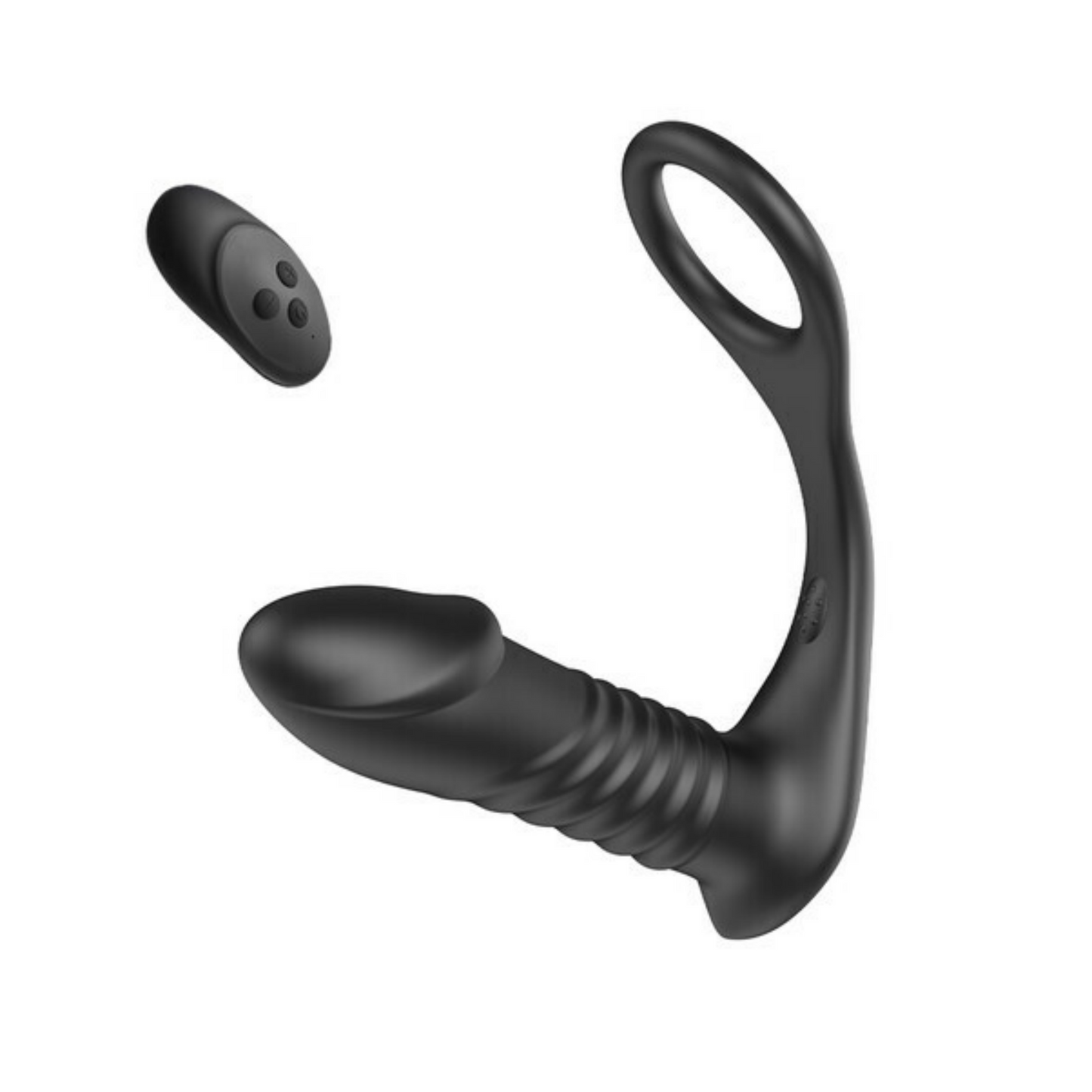 SEEKHEART Thrusting& Vibrating Silicone Anal Vibrator