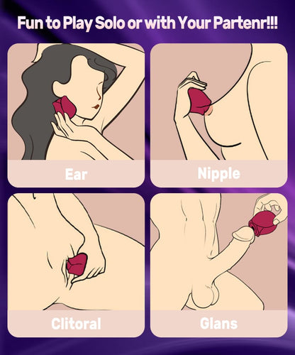 Seekheart Suction Oral Sex Rose Toy Clitoral Stimulator