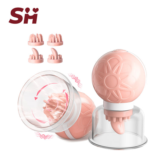 SH Breast Massager With 10 Rotation modes and 10 Vibration Patterns