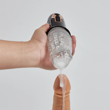 SEEKHEART Rotating Vibrating Blowjob Masturbation And Water-soluble Lubricant Set