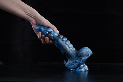 Ice-Dragon Thrusting& Vibrating& Swing& Heating Huge Dildo 9.5 Inch