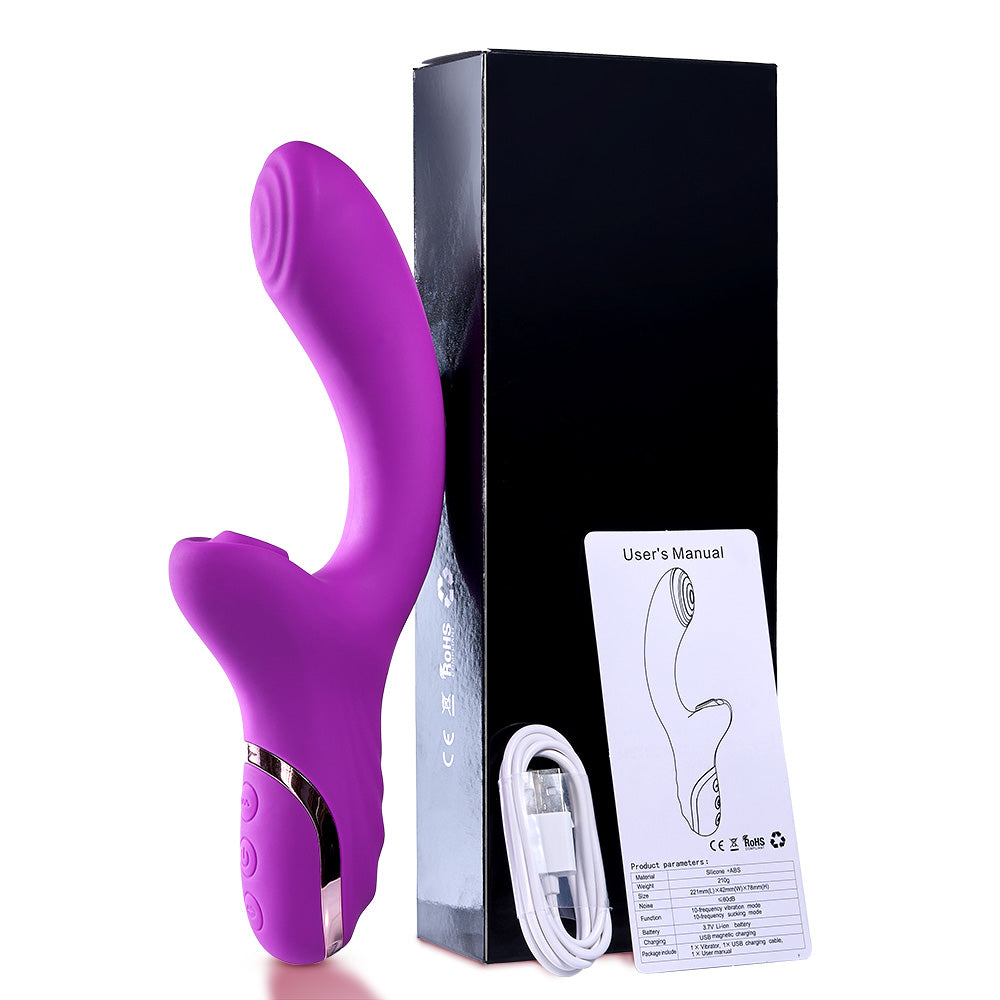 Seekheart Sucking& Vibrating G-spot Vibrator