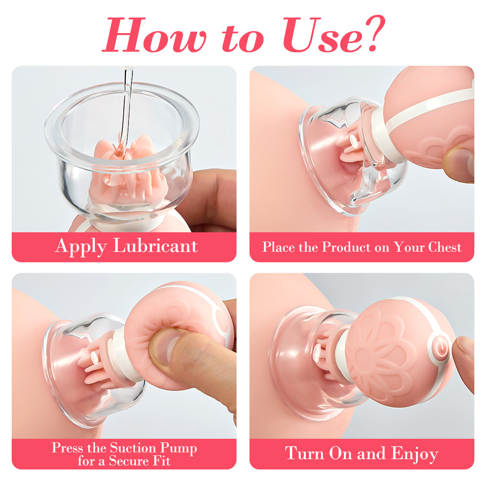 SeekHeart Tivva Breast Massager With 10 Rotation modes and 10 Vibration Patterns