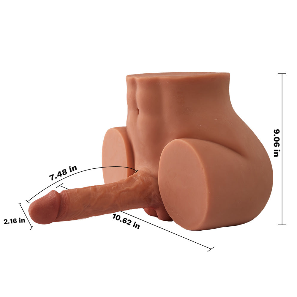 Unisex Doll With Flexible Dildo and Tight Anal &Testis