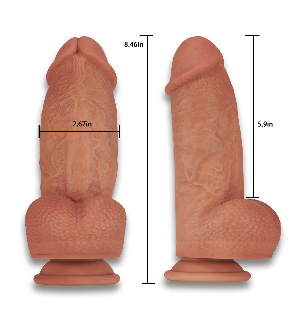 Girthmaster - Lifelike Huge Dildo 2.67 in dia